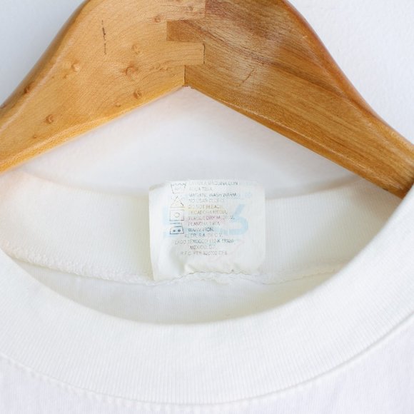 Vintage St Martin White Exotic Fish Crew Neck Tee - Picture 5 of 5